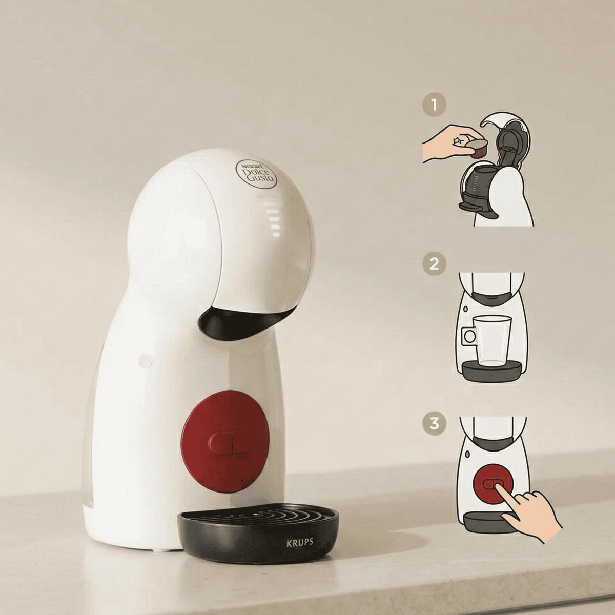 Consiglio d'uso per macchina a capsule