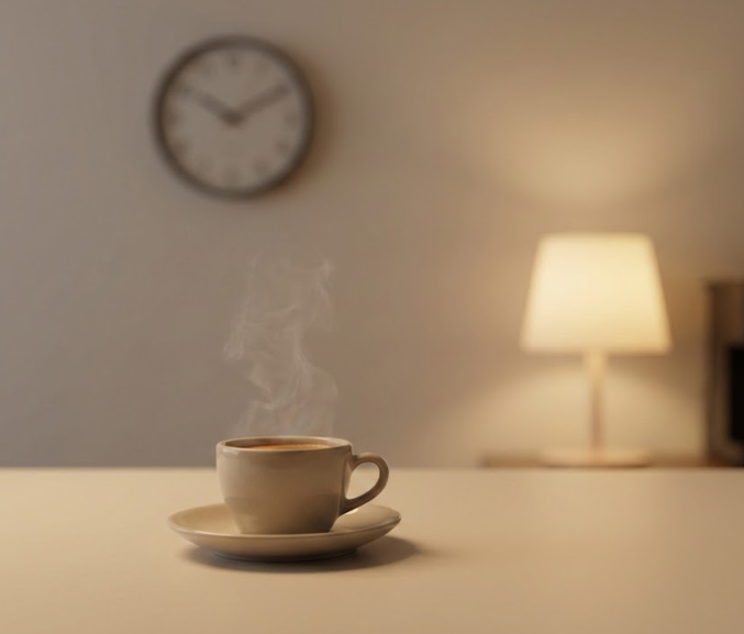 Bevanda calda in tazza (senza loghi)